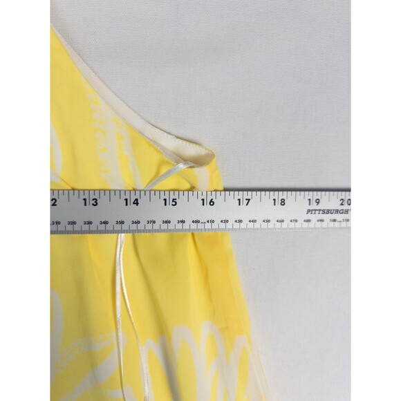 Lilly Pulitzer‎ Sleeveless Halter Blouse Womens SP Yellow Target Collab Coastal - Picture 5 of 7